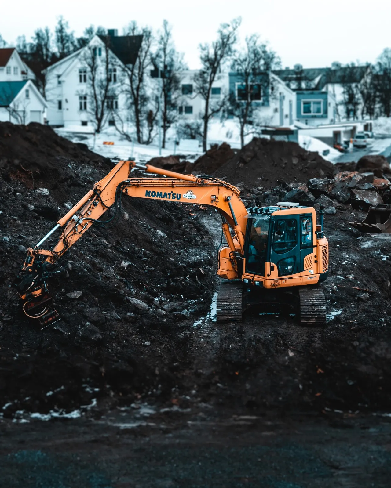 Göteborg Dränering - grävmaskin